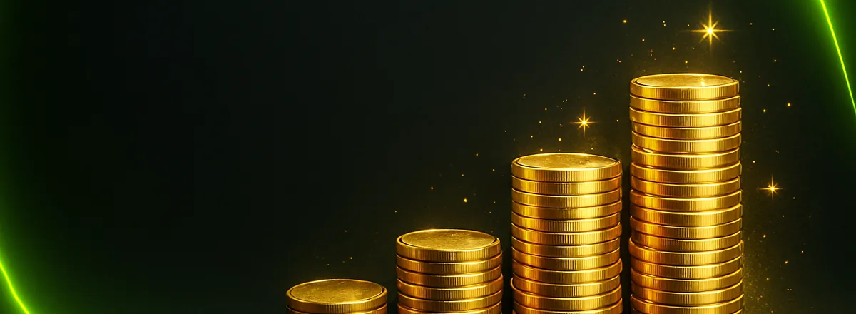 Top up today and add a 5% bonus to your balance